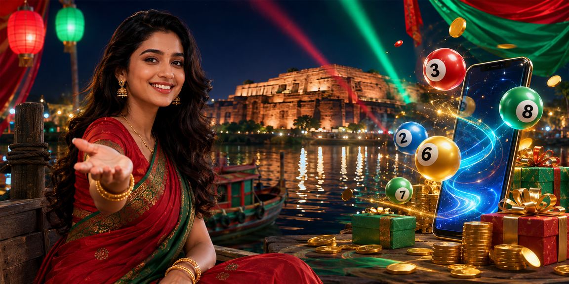 বগুড়ায় মোবাইলে লটারি গেম খেলার লাল-সবুজ রঙিন দৃশ্য